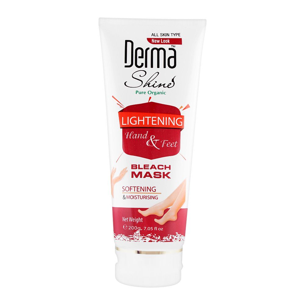 Derma Shine Pure Organic Lightening Hand & Feet Bleach Mask
