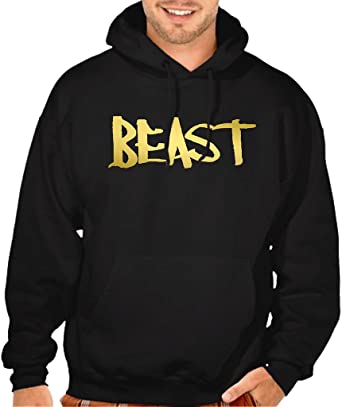 Customized Kangaroo Hoodie With Name in Golden Color For Men and Women