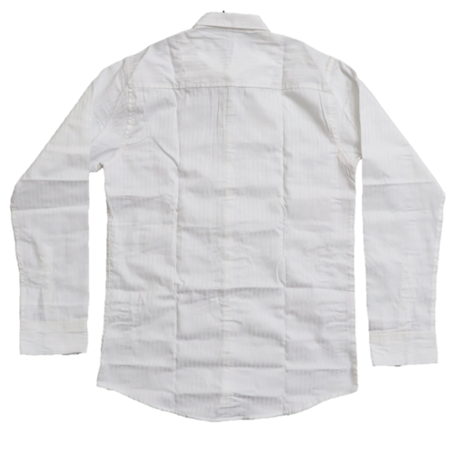 Men Shirts| White Color Texture Shirt ZS-01