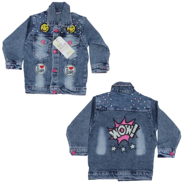 1-10 Years Baby Girl Jeans Jackets 