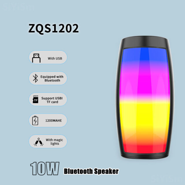 LED Light Wireless Bluetooth Speaker
