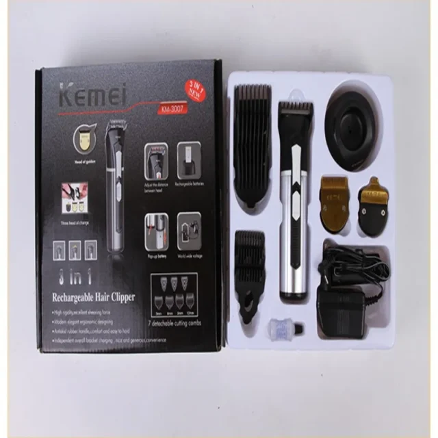 Kemei Rechargeable Hair Clipper Model KM-3007A