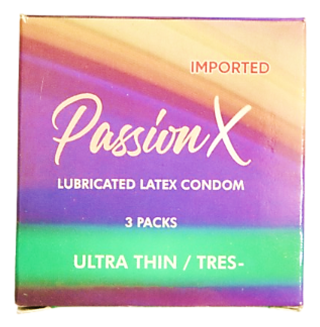 Passion X | World's No 1 Ultra Thin 0.0MM | Condom | Pack of 3