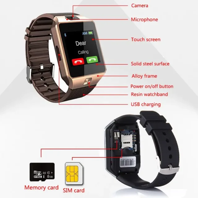 Smart Watch | ZD09 | Android | Smart Watch | With | Sim Slot