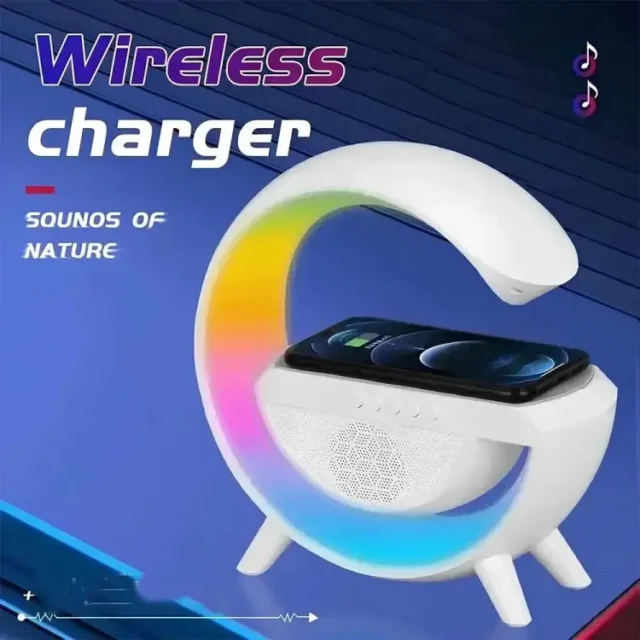 LED | RGB | Seven | Colour | Wireless | Charging | Speaker | Model | BT-3401