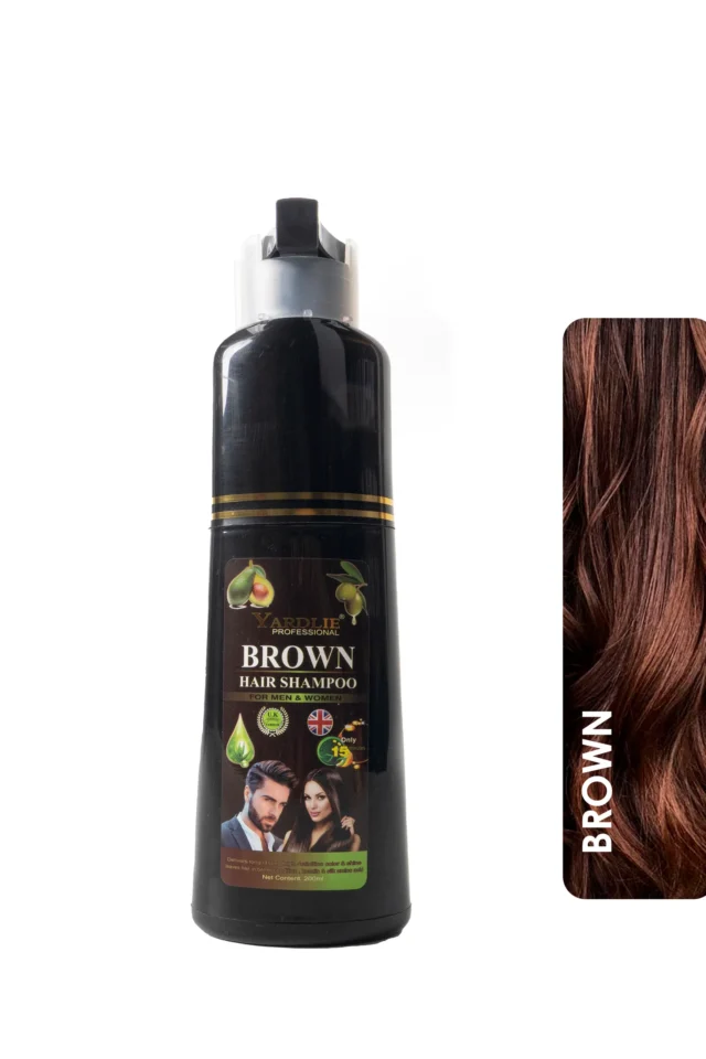Yardlie | Professional | Dark Brown | Hair Color Shampoo | 200Ml