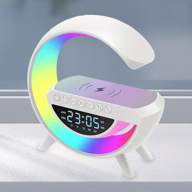 LED | RGB | Seven | Colour | Wireless | Charging | Speaker | Model | BT-3401