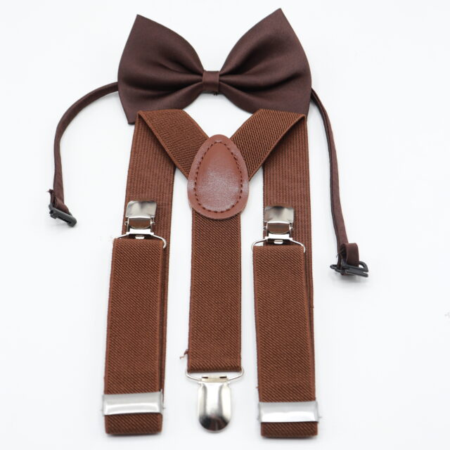 Adjustable | Suspenders | For | Mens | With | Bow Tie | Set