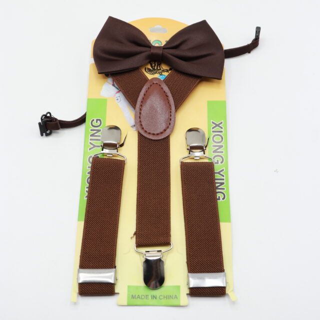 Adjustable | Suspenders | For | Mens | With | Bow Tie | Set