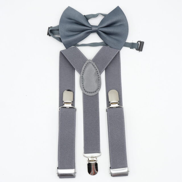 Adjustable | Suspenders | For | Mens | With | Bow Tie | Set