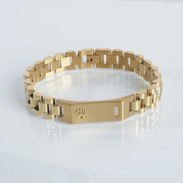 Golden Chain Bracelet For Men 