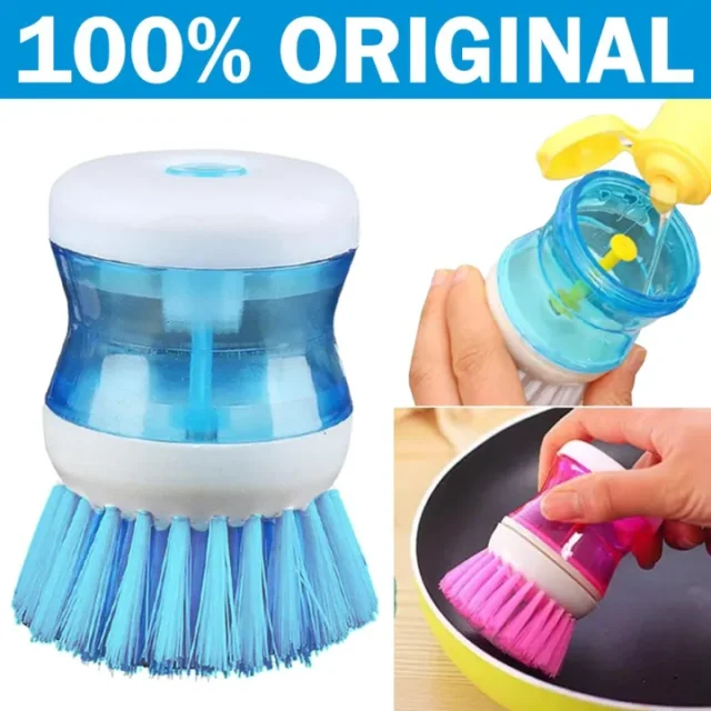 Dishwashing Brush With Soap Dispenser