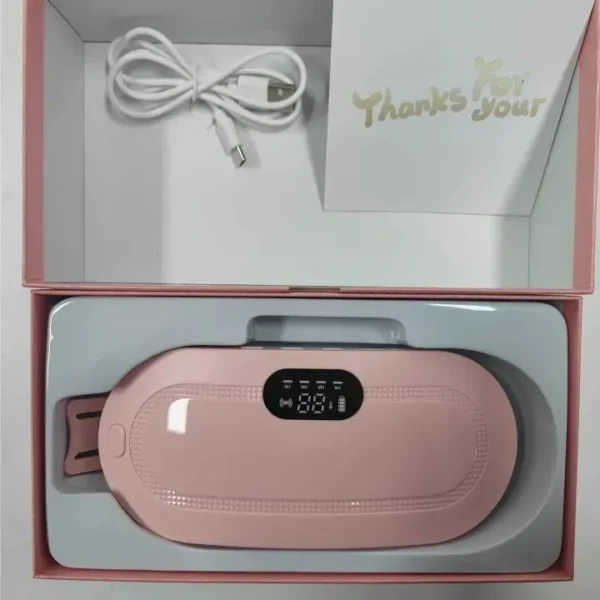 Electric Menstrual Heating Pad Period Cramp Massager - Image 2