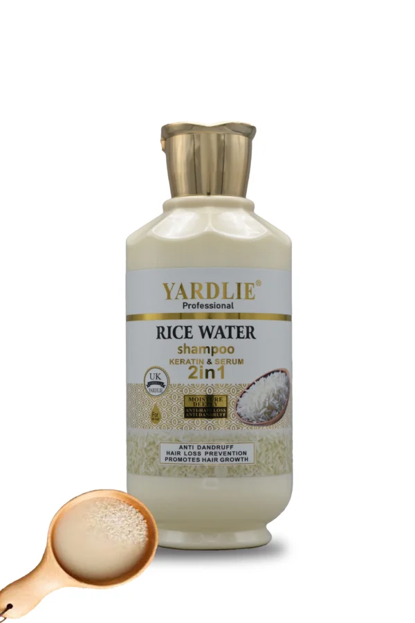 YARDLIE Professional Rice Water Shampoo Keratin & Serum 2in1 - Image 3