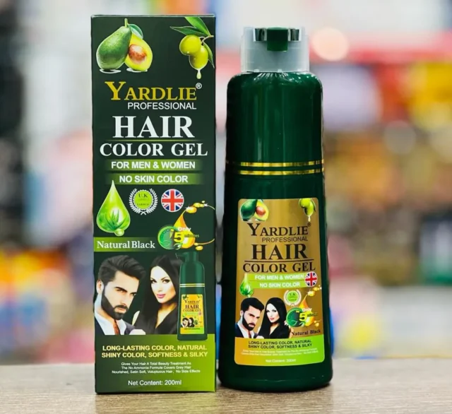 Yardlie Professional Natural Black Hair Color Gel 200ml