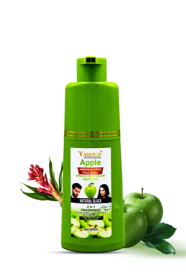 Yardlie Professional Apple Natural Black Hair Color Shampoo