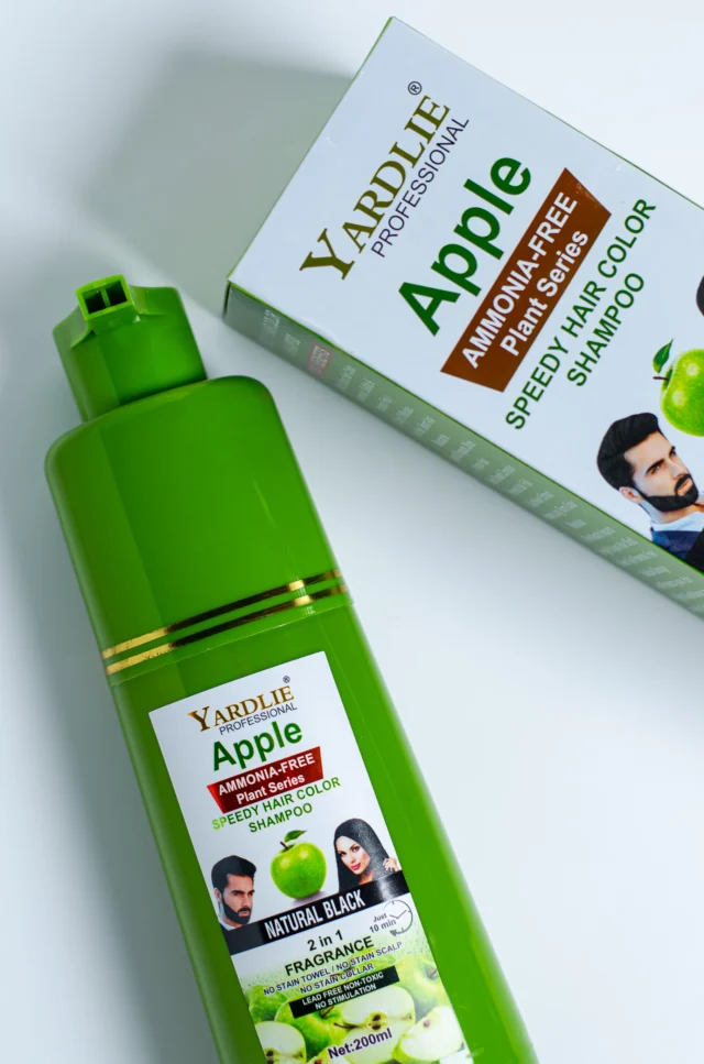 Yardlie Professional Apple Natural Black Hair Color Shampoo