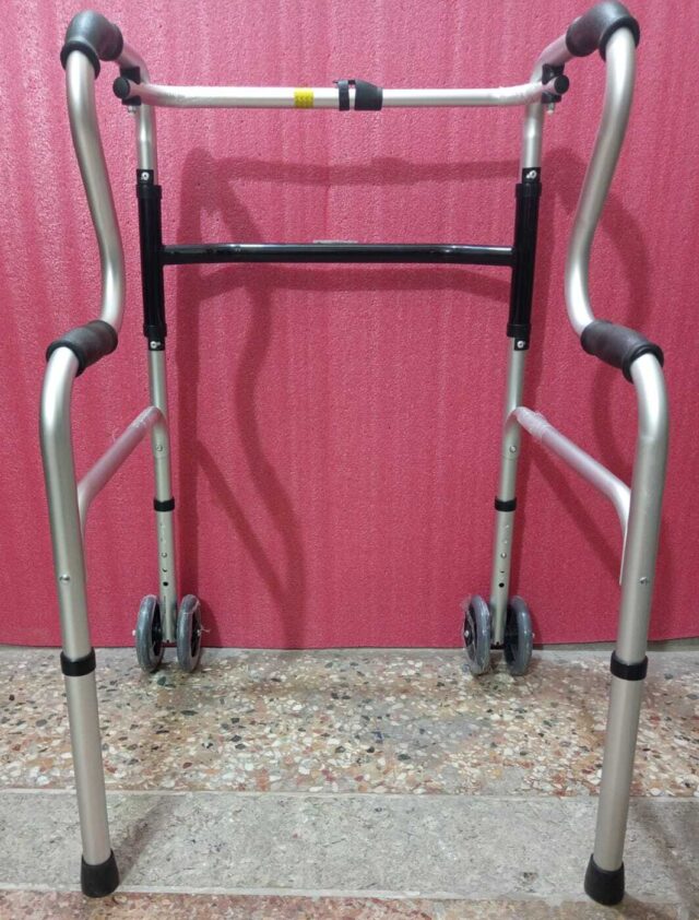 Adjustable Folding Wheel Walker for Adults