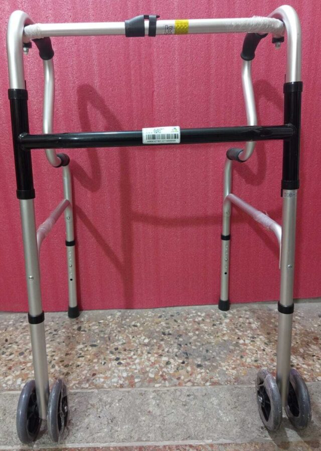 Adjustable Folding Wheel Walker for Adults